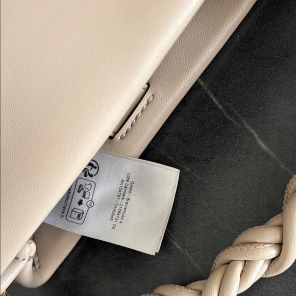 Ganni Light Grey Mini Bou Bag - Picture 7 of 9